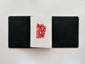 Black Leather + Red Cord A5 Bifold