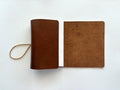 Camel Leather + Mustard Cord A5 Trifold