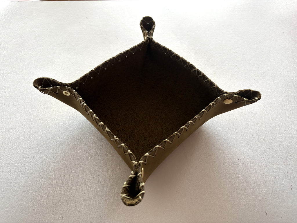 Khaki Nubuck Catchall